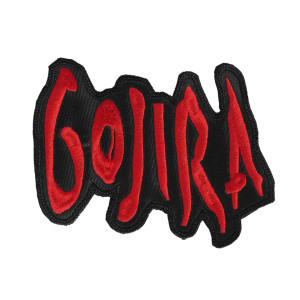 Gojira - Red Shaped Logo 5x3" Embroidered Patch