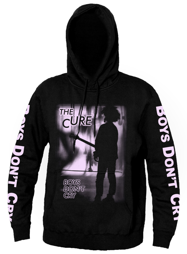 The Cure Boys Don t Cry Hooded Sweatshirt