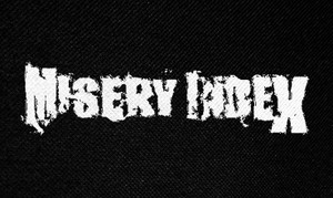Misery Index Logo 7x2.5" Printed Patch