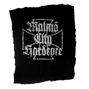 Black Uniforms - Malmo City Hardcore Test Print Backpatch