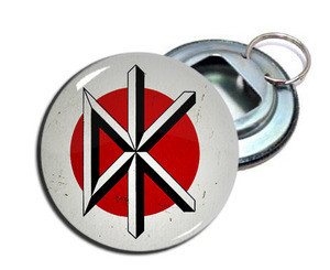 Dead Kennedys - Logo 2.25" Metal Bottle Opener Keychain