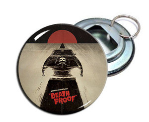 Death Proof 2.25" Metal Bottle Opener Keychain