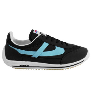 Panam - Black and Baby Blue Synthetic Unisex Sneaker