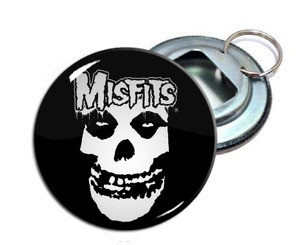 Misfits Crimson Ghoul 2.25" Metal Bottle Opener Keychain
