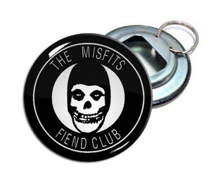 Misfits - Fiend Club 2.25" Metal Bottle Opener Keychain