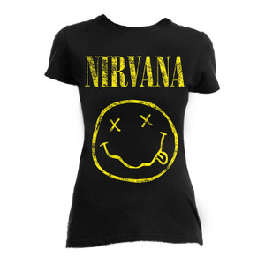 Nirvana Smiley T Shirt