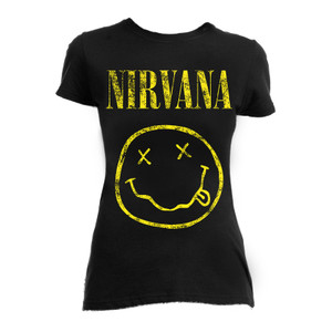 Nirvana Smiley Girls T-Shirt