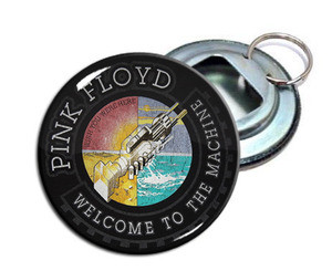 Pink Floyd - Welcome To The Machine 2.25" Metal Bottle Opener Keychain