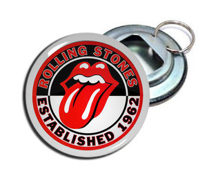 Rolling Stones 2.25" Metal Bottle Opener Keychain