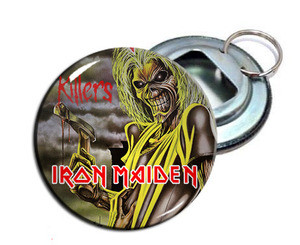 Iron Maiden - Killers 2.25" Metal Bottle Opener Keychain