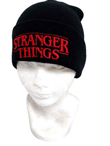 Stranger Things Logo Embroidered Beanie