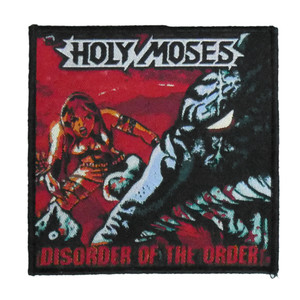Holy Moses - Disorder of the Order 4X4" WOVEN Patch
