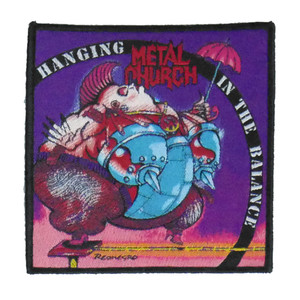 Metal Church - Hanging In The Balance 4x4" WOVEN Patch