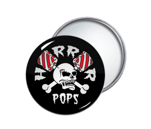 Horrorpops Logo Round Pocket Mirror