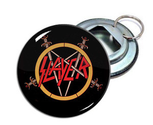 Slayer - Logo 2.25" Metal Bottle Opener Keychain