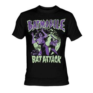 Batmobile Bat Attack T-Shirt