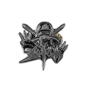 Sodom - Gas Mask 4x4" Metal Badge Pin