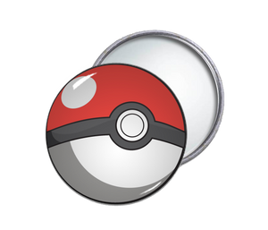 Pokeball Round Pocket Mirror