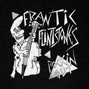 Frantic Flintstones Rockin' Out! 4x4" Printed Patch