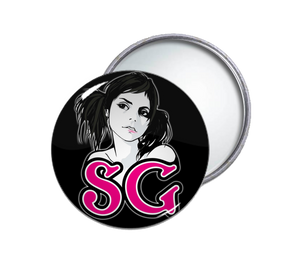 Suicide Girls Logo Round Pocket Mirror