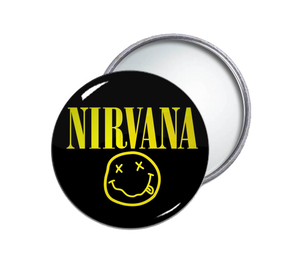 Nirvana Round Pocket Mirror