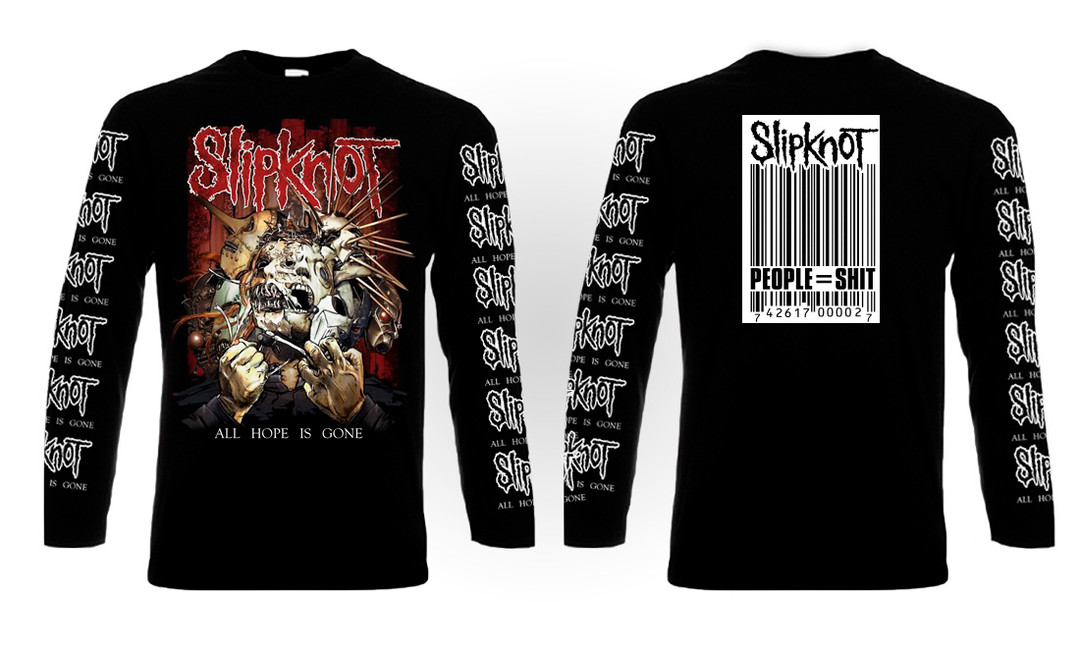 Slipknot All Hope Is Gone Long Sleeve T Shirt Nuclear Waste