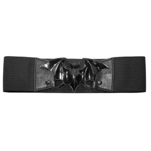 Kreepsville 666 - Elastic Waist Belt Bat Black