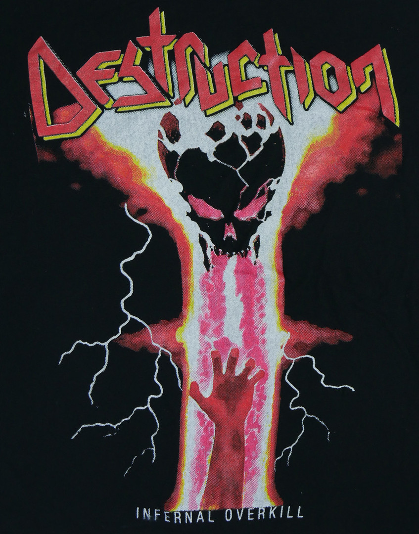 Destruction - Infernal Overkill Test Print Backpatch - Nuclear Waste