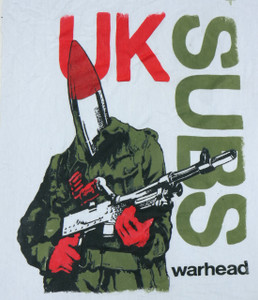 UK Subs - Warhead Test Print Backpatch
