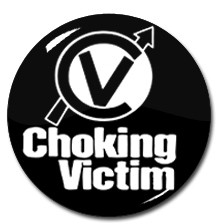 Choking Victim Logo 1.5" Pin