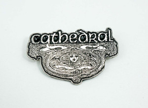 Cathedral - Logo 2x1.5" Metal Badge Pin