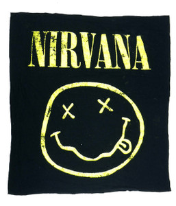 Nirvana - Smiley Face Test Print Backpatch