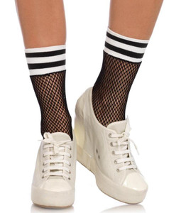 Stella Fishnet Athletic Ankle Socks