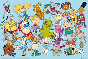 Nickelodeon's NickToons Collage 24x36" Poster