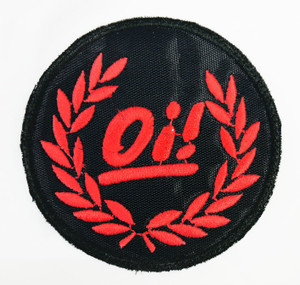 Oi! Red Logo 3" Embroidered Patch