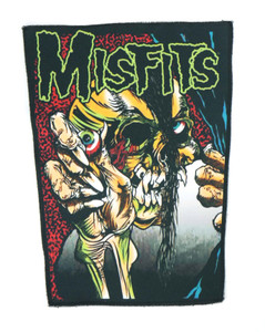 Misfits - Pushead Skull 13.5X10.25" Color Backpatch