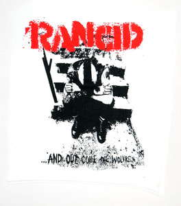 Rancid - And Out Come the Wolves Test Print Backpatch