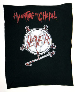 Slayer - Haunting the Chapel Test Print Backpatch