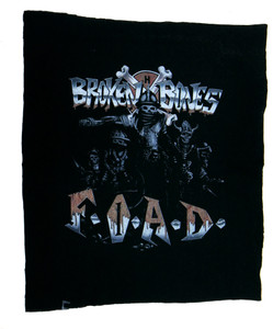 Broken Bones - F.O.A.D.  Test Print Backpatch