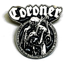 Coroner - Punishment 1.5" Metal Badge Pin