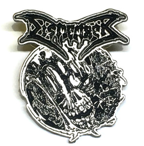 Dismember - Zombie Skull 1.5" Metal Badge Pin