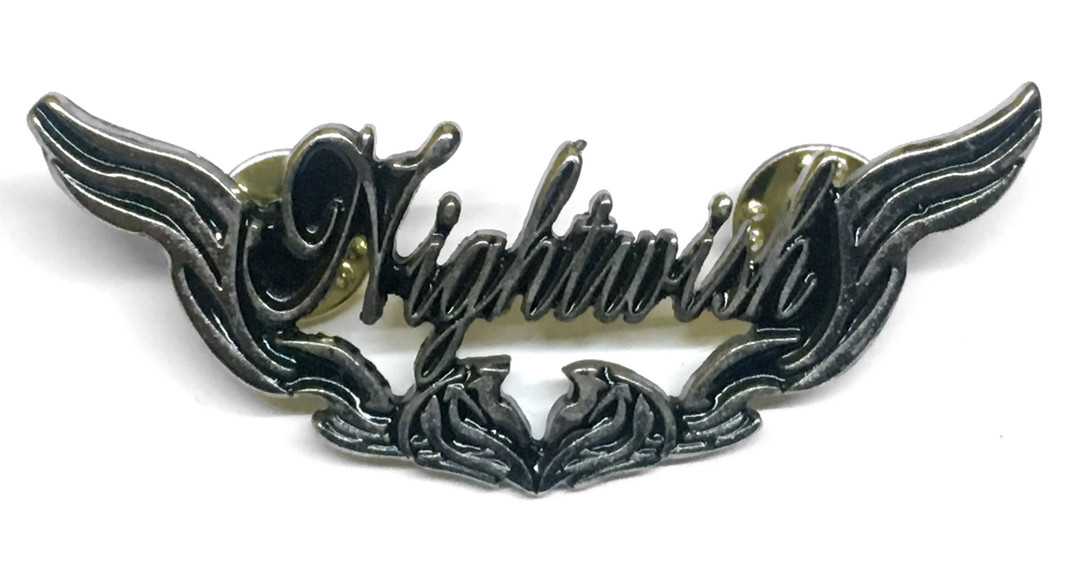 Nightwish Wings Logo 2.5" Metal Badge Pin