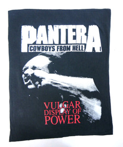 Pantera - Cowboys From Hell Test Print Backpatch
