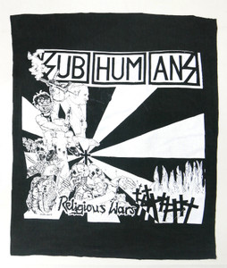 Subhumans Religious Wars  Test Print Backpatch