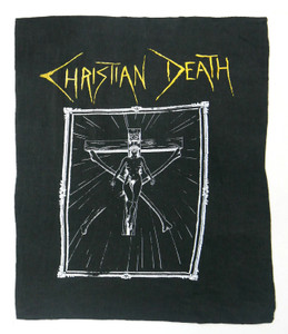 Christian Death - Crucifix Test Print Backpatch