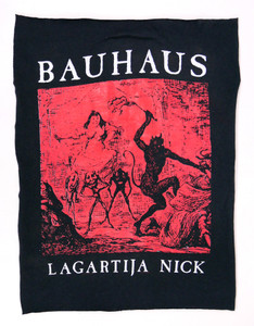 Bauhaus - Lagartija Nick Test Print Backpatch