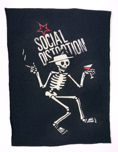 Social Distortion - Skelly Test Print Backpatch