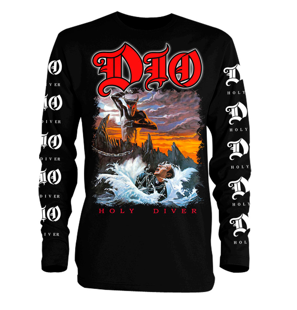 Dio - Holy Diver Long Sleeve T-Shirt - Nuclear Waste