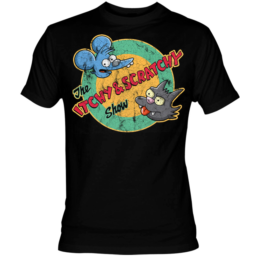 The Simpsons - The Itchy & Scratchy Show T-Shirt - Nuclear Waste