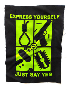 Type O Negative - Express Yourself Test Print Backpatch